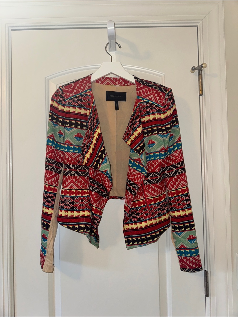 BCBGMaxAzria colorful Aztec jacket